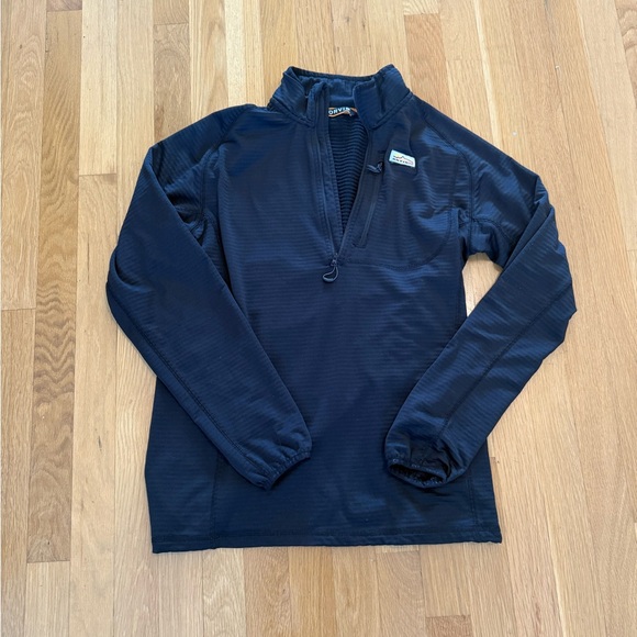 Orvis Men's Horseshoe Hills Fleece 1/4-Zip black pullover small technical jacket - Picture 3 of 7